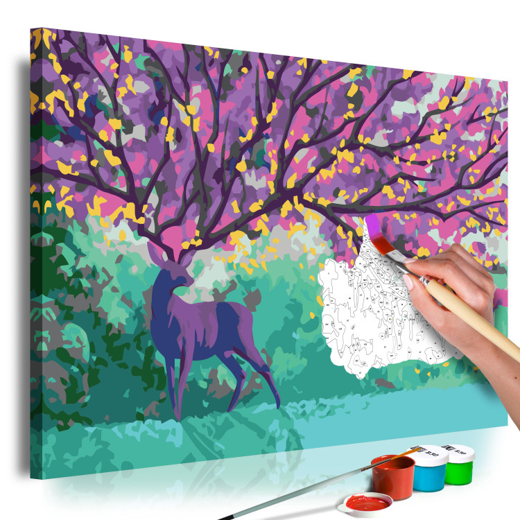 Paint by Number Kit Purple Deer 107530 additionalImage 3