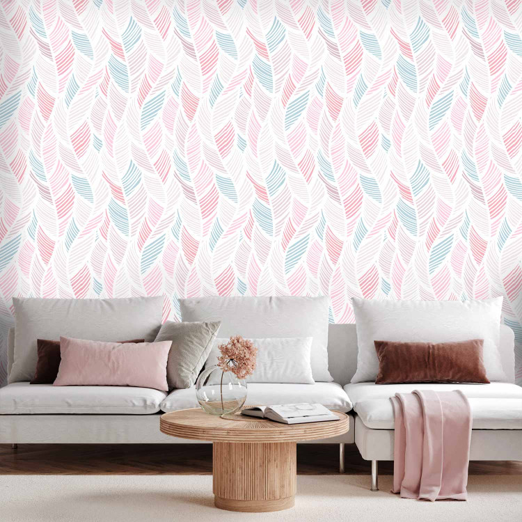 Modern Wallpaper Colourful Feathers 108130