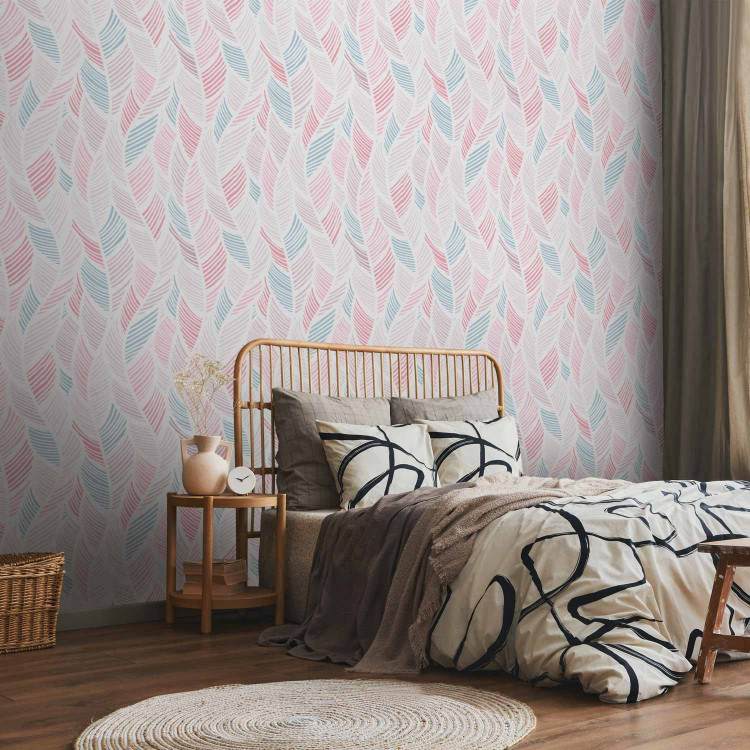 Modern Wallpaper Colourful Feathers 108130 additionalImage 4