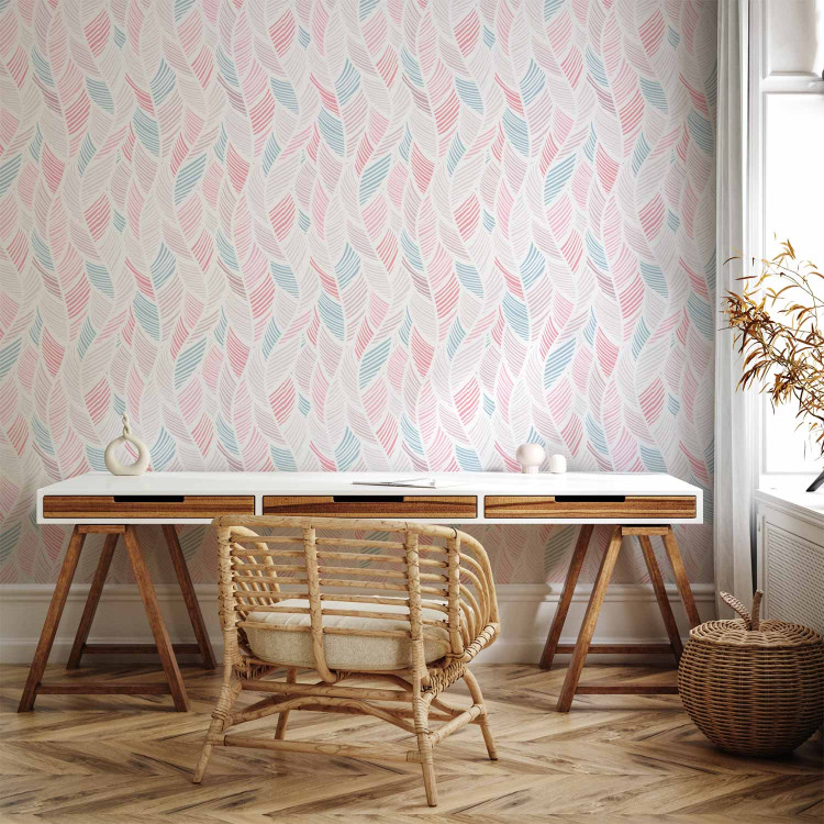 Modern Wallpaper Colourful Feathers 108130 additionalImage 5
