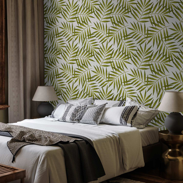 Modern Wallpaper Exotic Palm Leaves 108430 additionalImage 4