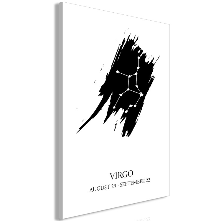 Canvas Virgo - modern graphics of the zodiac sign with stars 114830 additionalImage 2