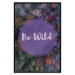 Wall Poster Be wild - composition with English text on a background of colorful forest 117030 additionalThumb 20