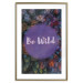 Wall Poster Be wild - composition with English text on a background of colorful forest 117030 additionalThumb 13