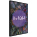 Wall Poster Be wild - composition with English text on a background of colorful forest 117030 additionalThumb 3