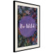 Wall Poster Be wild - composition with English text on a background of colorful forest 117030 additionalThumb 14