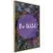 Wall Poster Be wild - composition with English text on a background of colorful forest 117030 additionalThumb 11