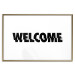 Wall Poster Welcome - black and white minimalist composition with English text 117530 additionalThumb 20
