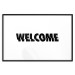 Wall Poster Welcome - black and white minimalist composition with English text 117530 additionalThumb 17
