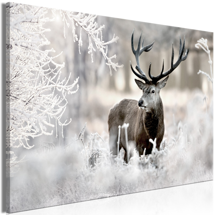 Large canvas print Lonely Deer [Large Format] 125530 additionalImage 2