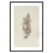 Wall Poster Field Sketch - plant with flowers on a light beige background in a retro motif 125730 additionalThumb 17