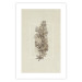 Wall Poster Field Sketch - plant with flowers on a light beige background in a retro motif 125730 additionalThumb 19