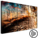 Canvas Art Print The brown road through the field - an abstract, autumn landscape 127130 additionalThumb 6