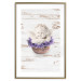 Poster Lavender Dream - angel in purple flowers on wooden background 128030 additionalThumb 17