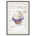 Poster Lavender Dream - angel in purple flowers on wooden background 128030 additionalThumb 23