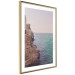 Poster Turquoise Coast - cliff and architecture against seascape backdrop 129430 additionalThumb 9