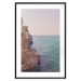 Poster Turquoise Coast - cliff and architecture against seascape backdrop 129430 additionalThumb 17