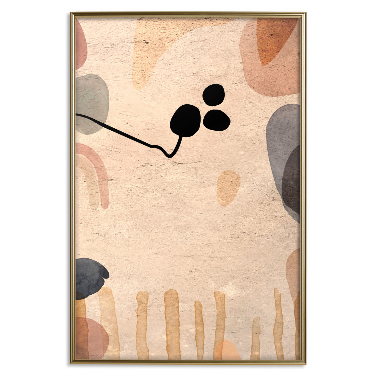Wall Poster Fruity Autumn - abstract texture with shapes resembling fruits 129830 additionalImage 21