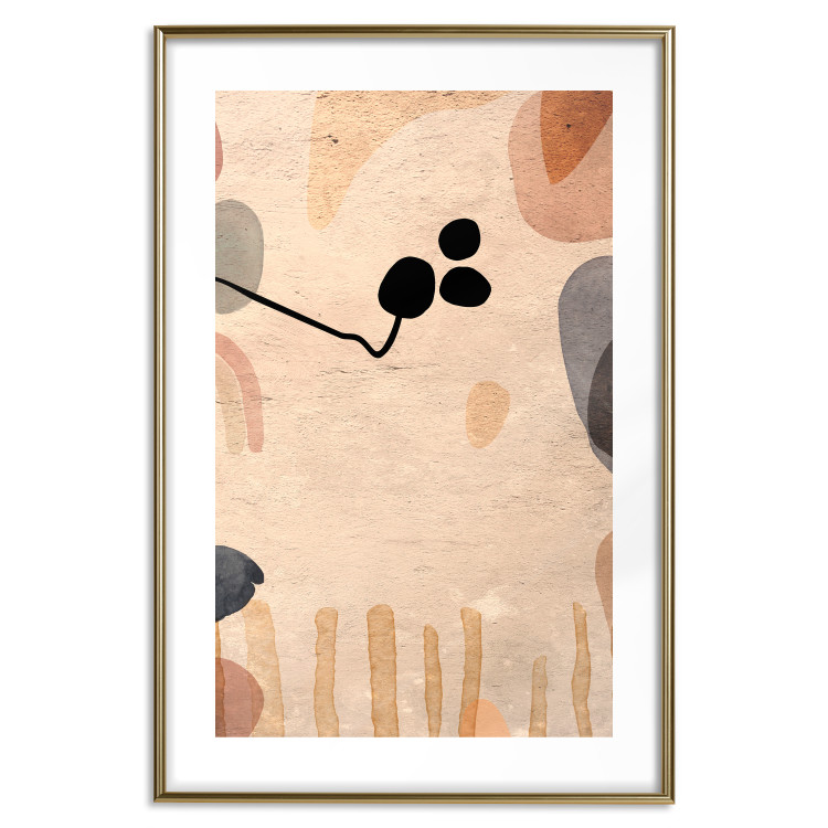 Wall Poster Fruity Autumn - abstract texture with shapes resembling fruits 129830 additionalImage 16