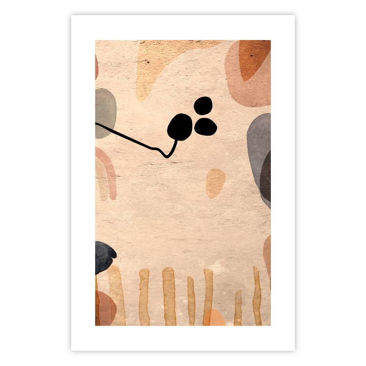 Wall Poster Fruity Autumn - abstract texture with shapes resembling fruits 129830 additionalImage 25