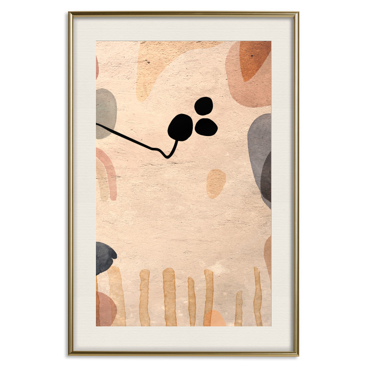Wall Poster Fruity Autumn - abstract texture with shapes resembling fruits 129830 additionalImage 20