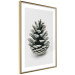 Wall Poster Open Nature - composition of a forest cone on a solid gray background 130730 additionalThumb 7