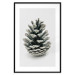 Wall Poster Open Nature - composition of a forest cone on a solid gray background 130730 additionalThumb 17