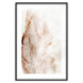 Wall Poster Mature Leaf - abstract texture of a brown leaf on a white background 131830 additionalThumb 15