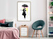 Wall Poster Girl with Umbrella - black and white girl in a colorful rain 132430 additionalThumb 15