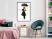 Wall Poster Girl with Umbrella - black and white girl in a colorful rain 132430 additionalThumb 9