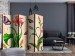 Folding Screen Vintage - Spring II (5-piece) - composition in plants and butterflies 133230 additionalThumb 4