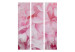 Room Divider Screen Azalea (Pink) - velvety composition of pink flower petals 133930 additionalThumb 3