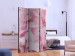 Room Divider Screen Azalea (Pink) - velvety composition of pink flower petals 133930 additionalThumb 2