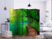 Room Divider Green Peace II - landscape of a green lake and bridge amidst trees 134030 additionalThumb 2