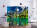 Folding Screen Mountain Lake II (5-piece) - water landscape against mountains and trees 134130 additionalThumb 2