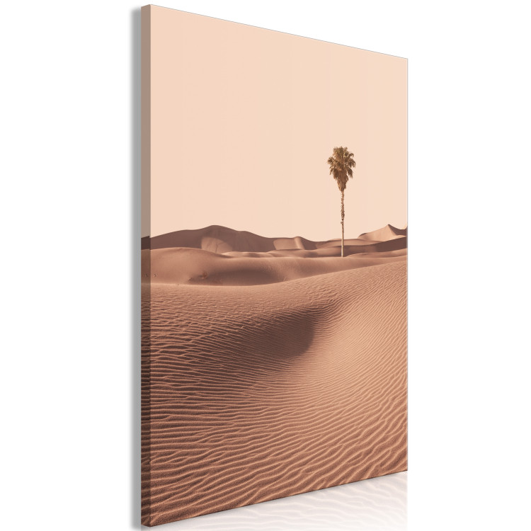 Canvas Print Desert Vegetation (1-piece) Vertical - Arab desert in Morocco 134730 additionalImage 2