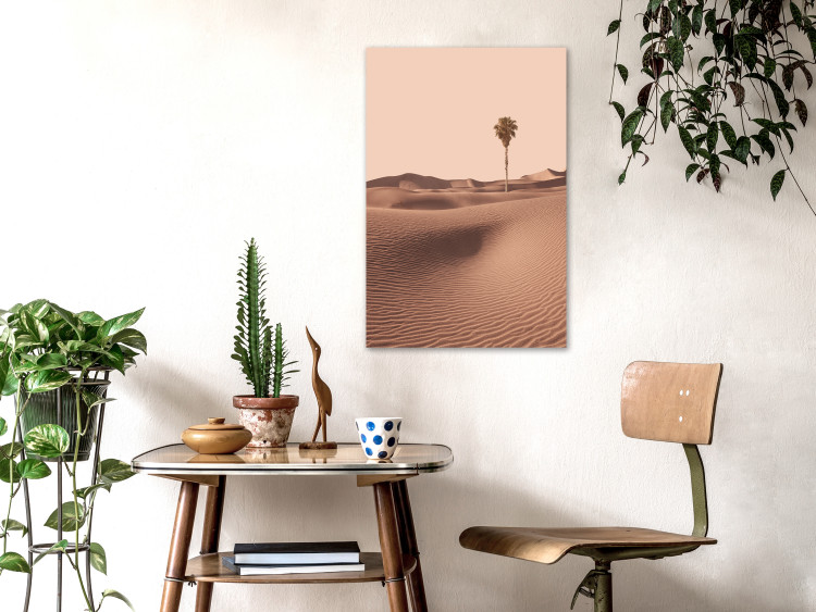 Canvas Print Desert Vegetation (1-piece) Vertical - Arab desert in Morocco 134730 additionalImage 3