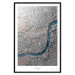 Wall Poster London Layout - composition of a gray city map shown from bird's-eye view 134830 additionalThumb 16