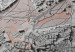 Wall Poster London Layout - composition of a gray city map shown from bird's-eye view 134830 additionalThumb 10