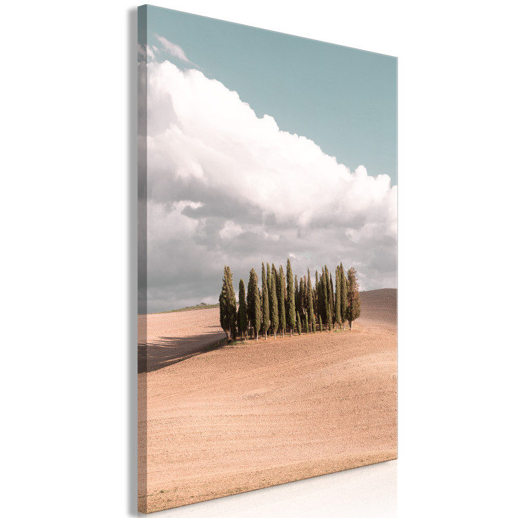 Canvas Tuscan forest - photo with a landscape of Tuscany and cypresses 135830 additionalImage 2