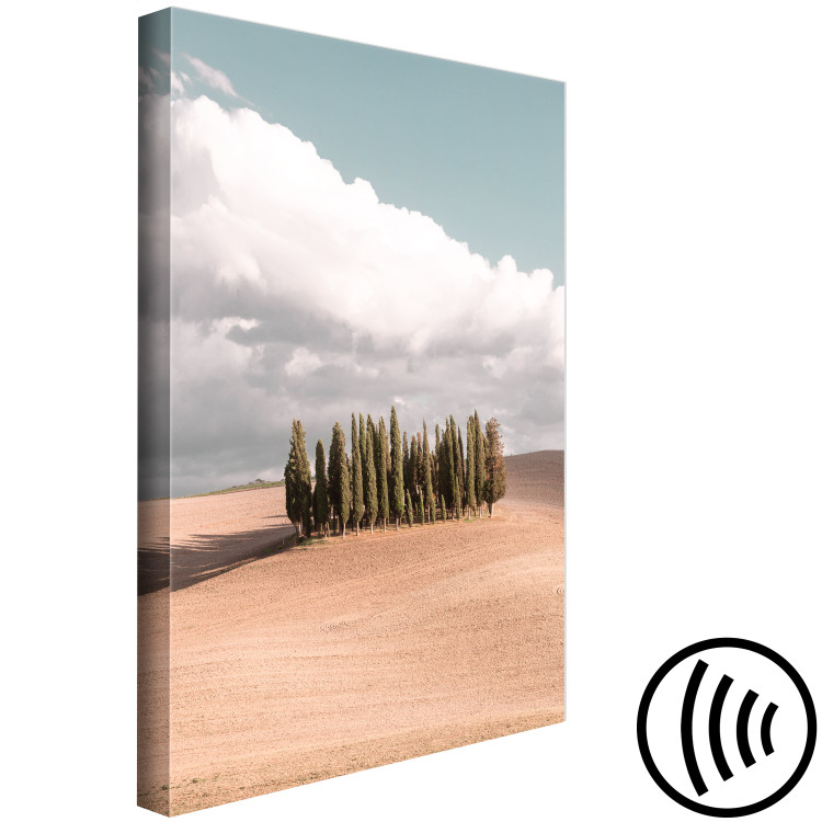 Canvas Tuscan forest - photo with a landscape of Tuscany and cypresses 135830 additionalImage 6