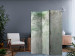 Room Divider Forest Solace (3-piece) - landscape of green trees and a gray background 136030 additionalThumb 2