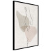 Wall Poster Gentle Touch - minimalist abstraction with a hand against beige background 137530 additionalThumb 10
