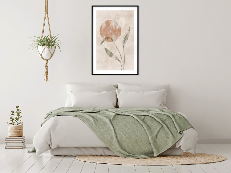 Poster Autumn Sunrise - autumnal plant composition on a beige background 138130 additionalImage 10