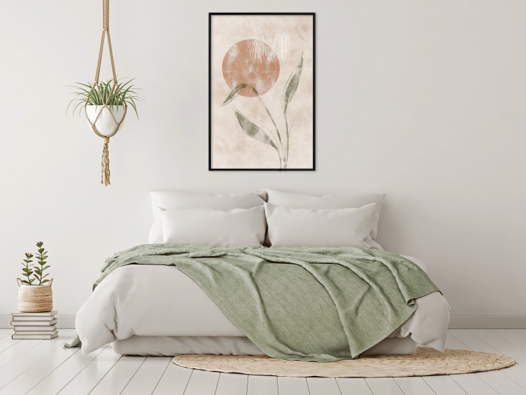 Poster Autumn Sunrise - autumnal plant composition on a beige background 138130 additionalImage 17