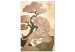 Canvas Asian King (1-piece) Vertical - wild cat among trees and clouds 142430