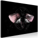 Canvas Art Print Night Moth (1-piece) Wide - second variant - pink wings 142530 additionalThumb 2