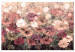 Canvas Art Print Pastel Meadow (1-piece) - spring flowers in warm colors 144330