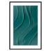 Poster Dark Green Abstraction - Clear Structure of Matter and Forms 149730 additionalThumb 25