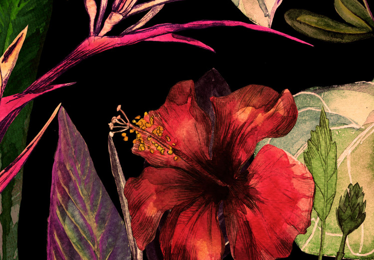 Exotic Multi Color Flower Petals - Floral Canvas Art Print 